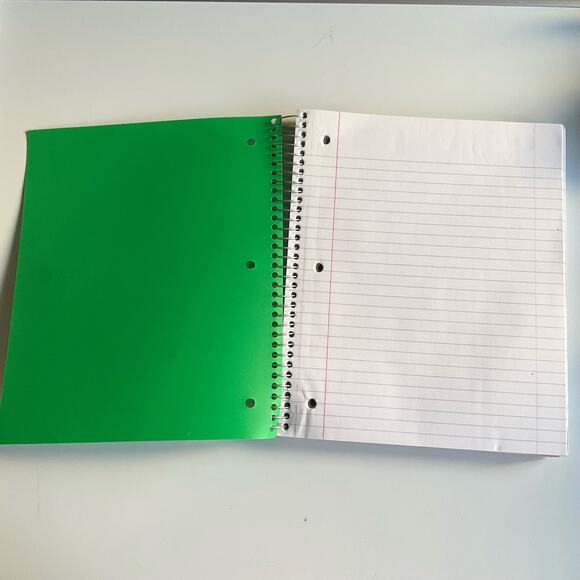 Smead Spiral Notebook 250 Sheets w 5 Divider combines File Holder, College Ruled - Picture 2 of 6